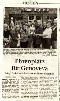 Bericht Hertener Allgemeine 13.6.2007
