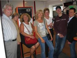 Besuch bei Radio Vest am 21.8.2006